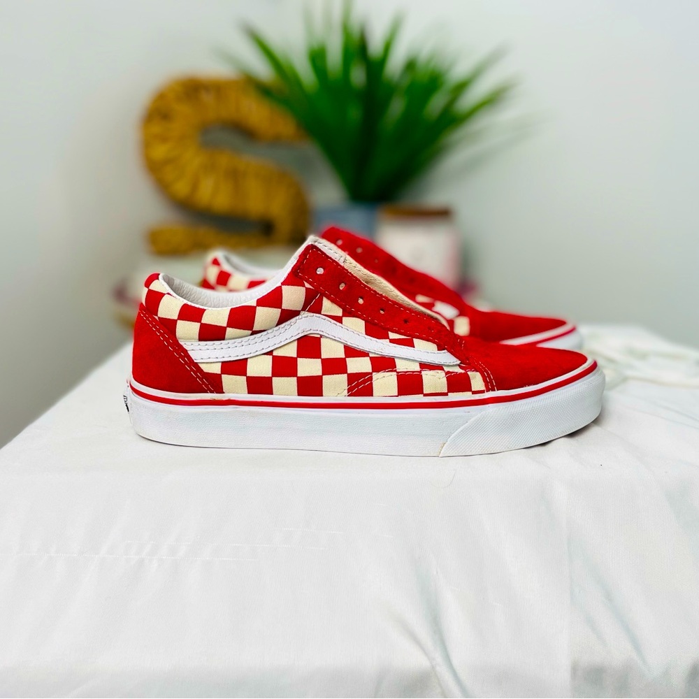 VANS OLD SKOOL Red Checkerboard